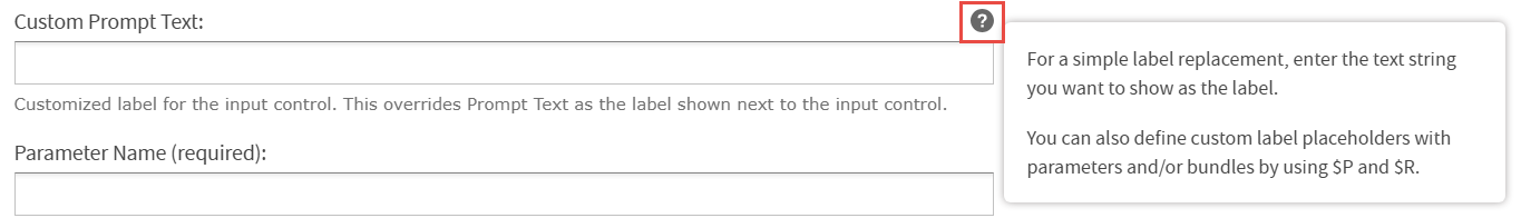 custom ic custom prompt tooltip