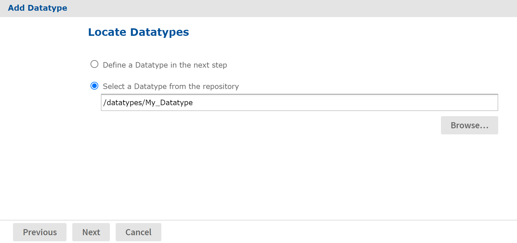 js AddInputControl Datatype