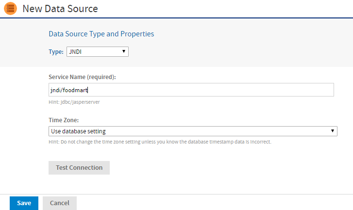 js DataSource JNDI