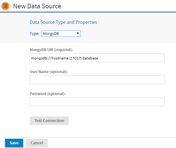 js DataSource MongoDB