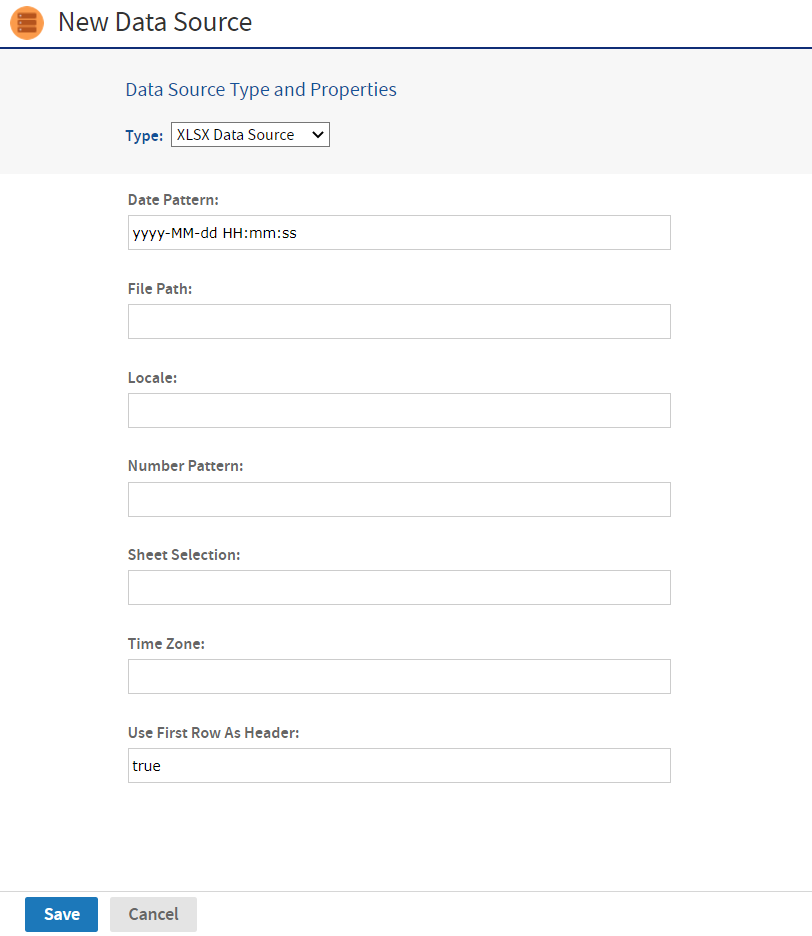 js DataSource XLSX