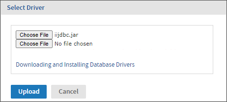js JDBC adddriver
