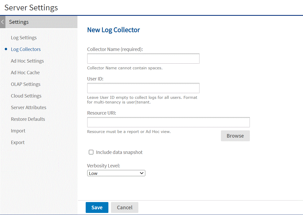 js LogCollectors new