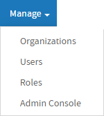 js Manage menu jasperadmin