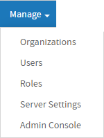 js Manage menu superuser