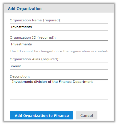 js ManageOrgs AddOrg investments