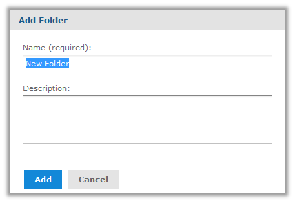 js Repository AddFolder