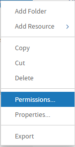 js Repository menu AssignPermissions