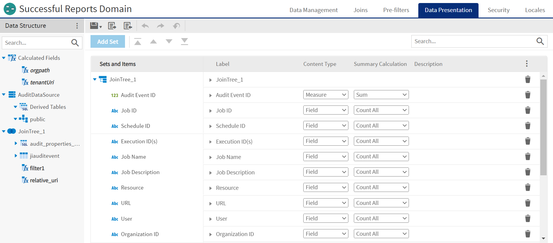 js repository Completed Schedules Successful Reports Domain