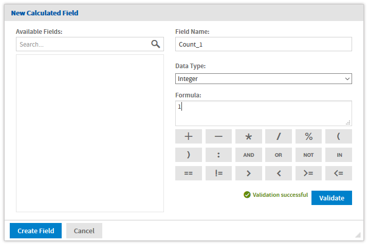 js DomainDesigner CreateConstantField