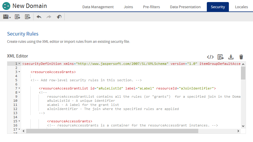 js DomainDesigner SecurityTabTemplate