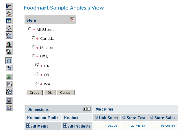 ja ug analysisview tools ChangeDataCube Cubetools StoreCAfilter