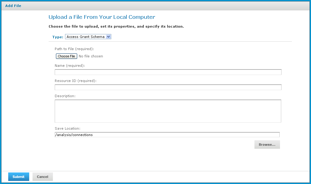 ja add access grant definition agxml