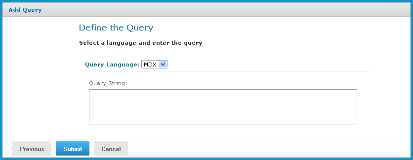 ja add view MDXquery