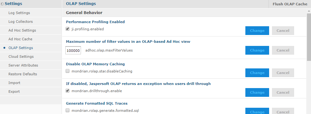 ja add view olapoptions
