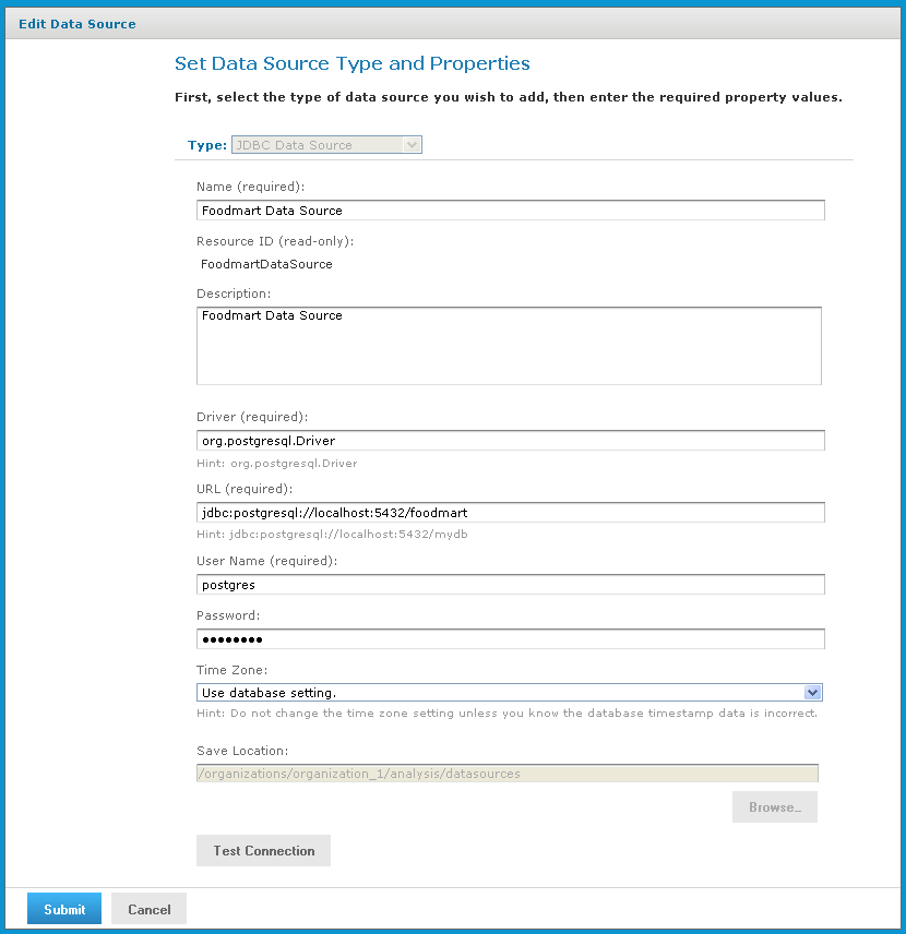 ja add view setdatasources