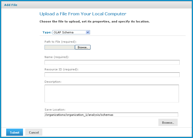 ja add view uploadfilefromyourlocalcomputer