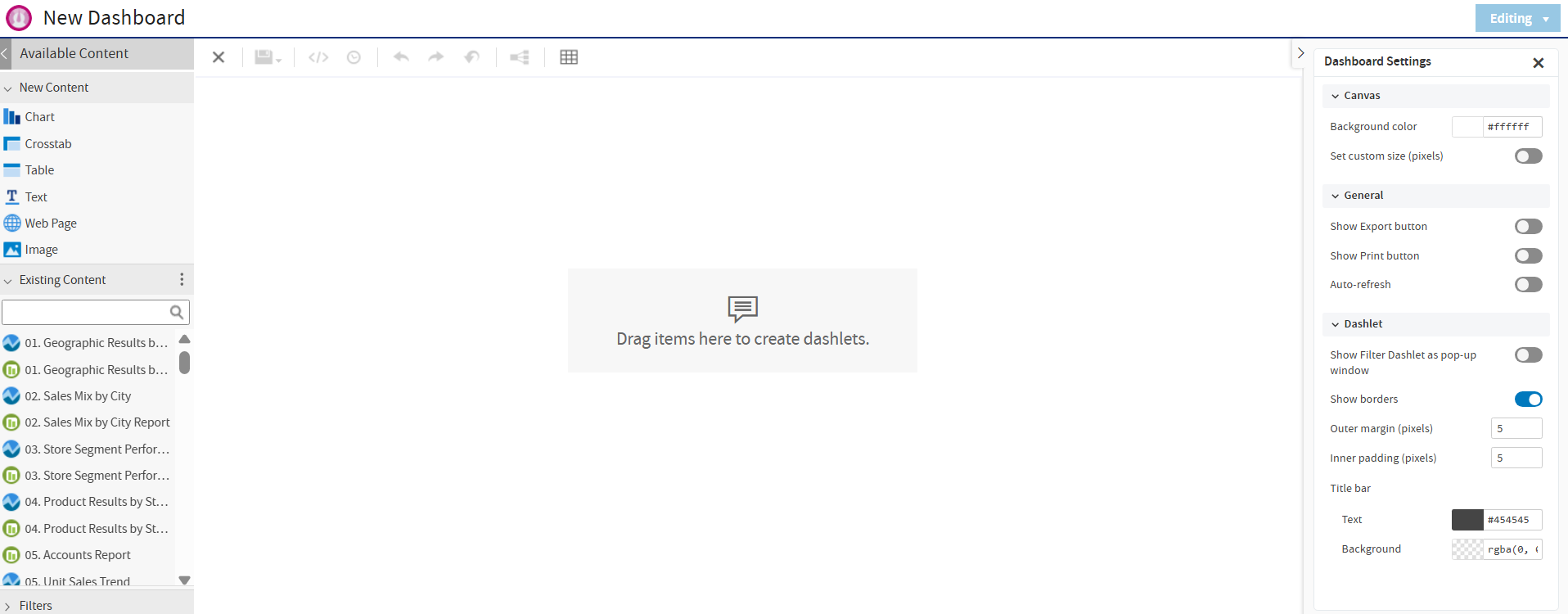 DashboardDesignerUI