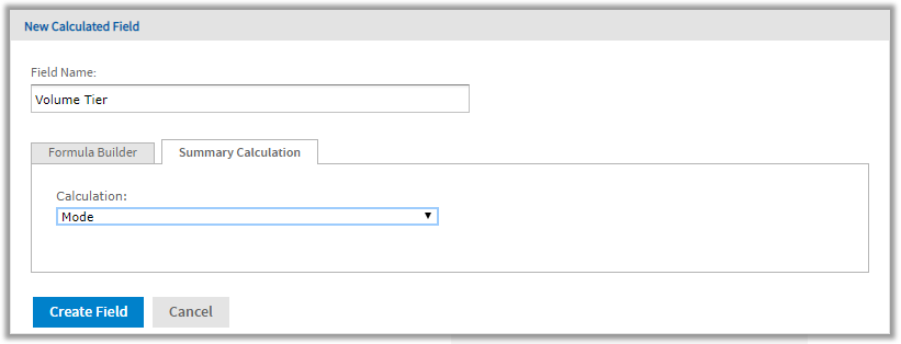 js AdHoc CalcFields Summary