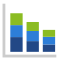 js AdHoc icon chart columnStacked