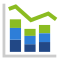 js AdHoc icon chart stackedColumnLine