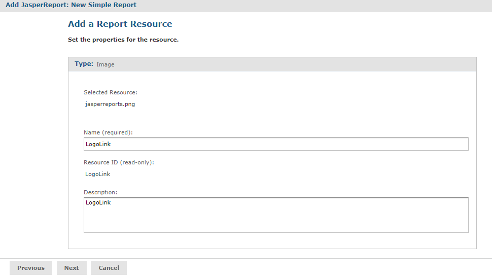 js AddJasperReport AddResource