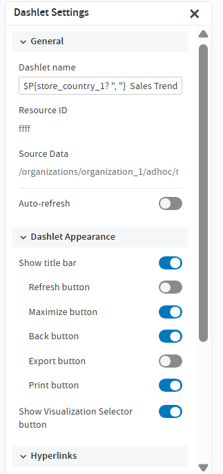 js Dashboard DashletProperties(Print)