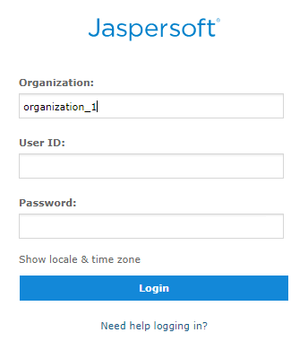 js Login organization 1