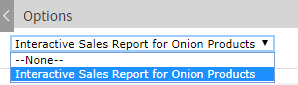js Report Example SavedOption