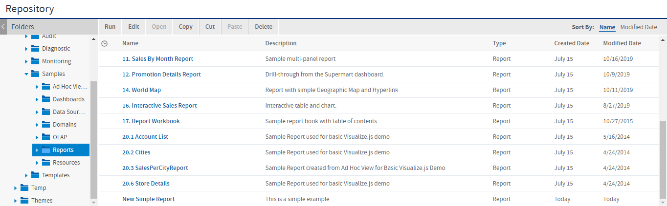 js ReportWizard Validation