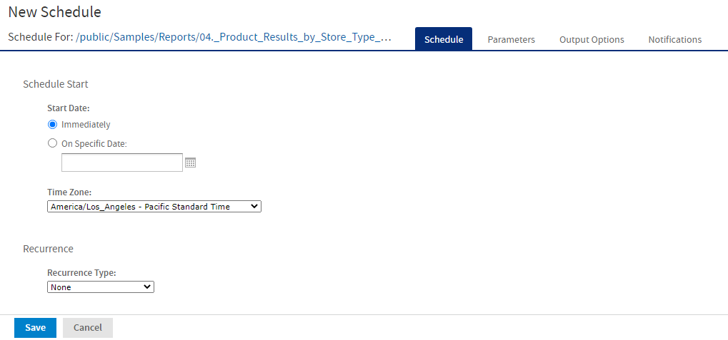 js Schedule New Job