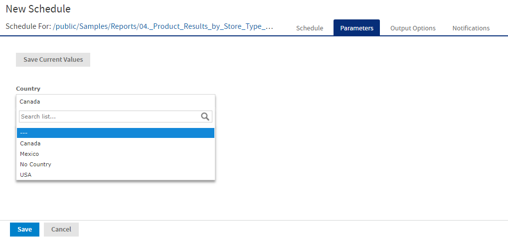 js Schedule New Parameters