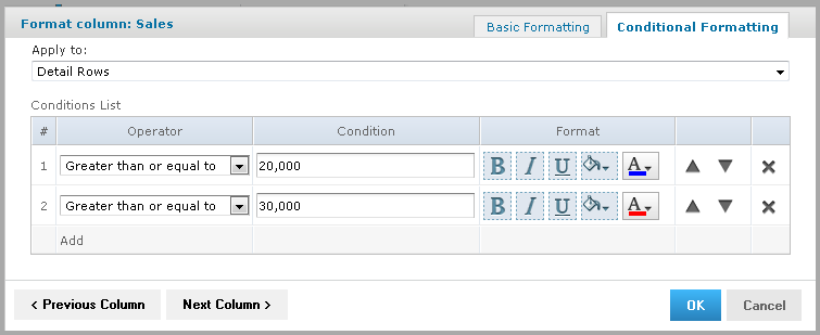 js dialog ConditionalFormattingNoConflict
