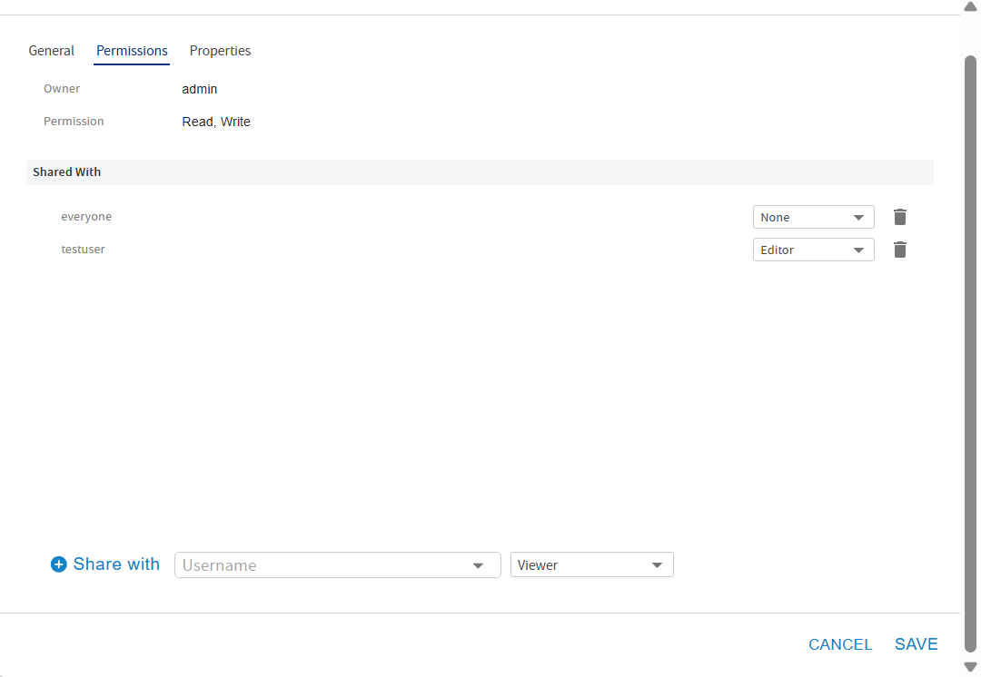 Permission UI