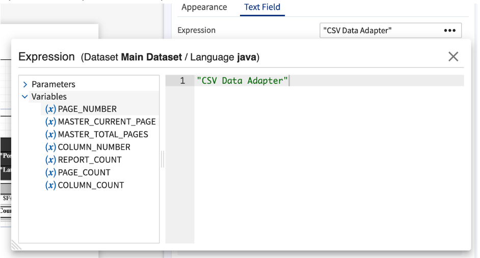 jrws expression editor
