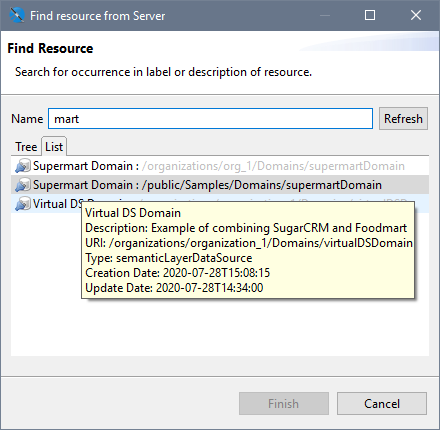 jss FindResource RepositorySearch