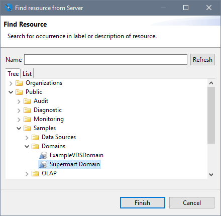 jss FindResource RepositoryTree