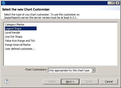 jss chart customizer select