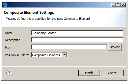 jss composite element settings