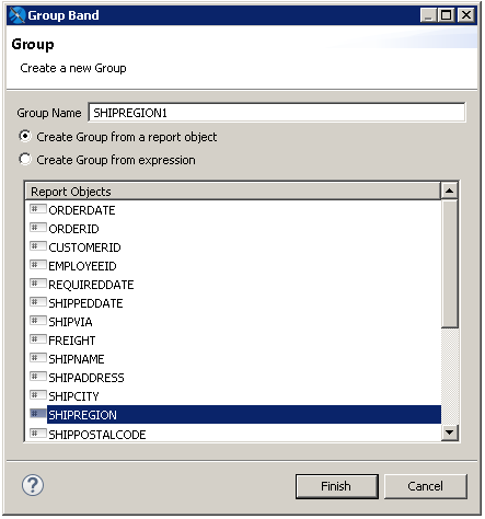 jss crosstabs add group band