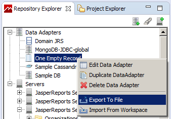 jss data adapter export