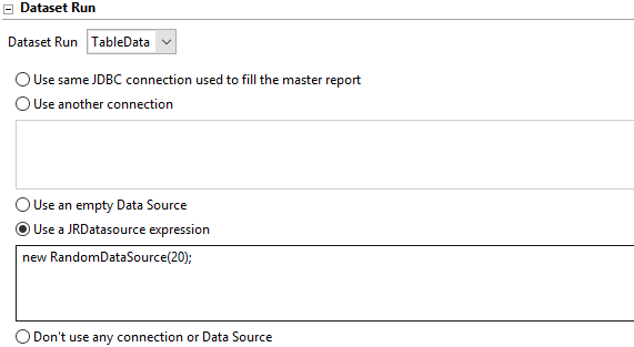 jss data adapter random dataset run