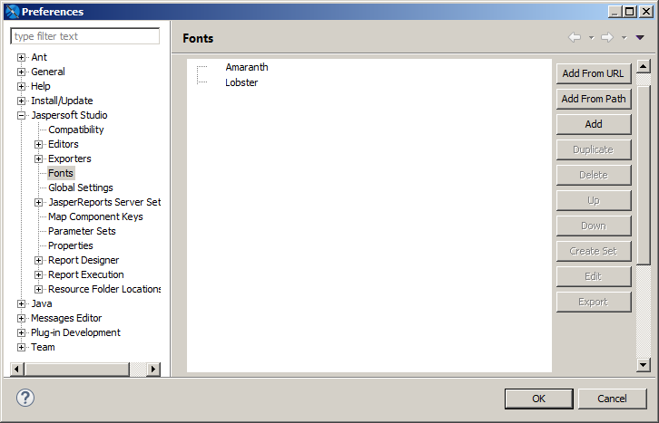 jss fonts dialog