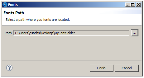jss fonts from path