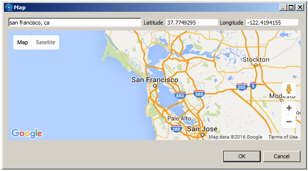 jss google maps center