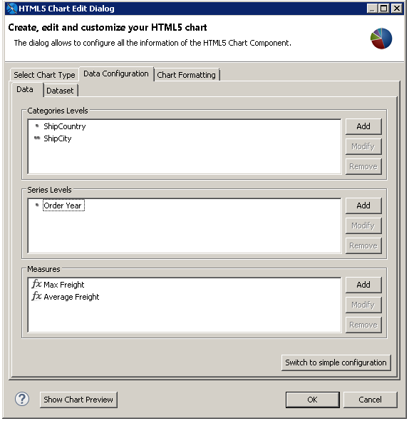 jss html5 charts advanced scatter