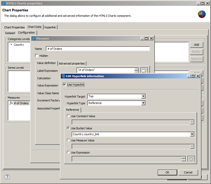 jss html5 hyperlinks bucket all