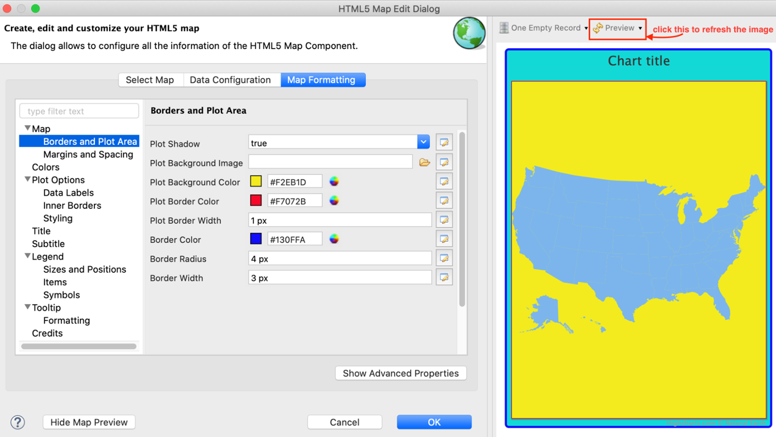 jss html5 map bgcolor