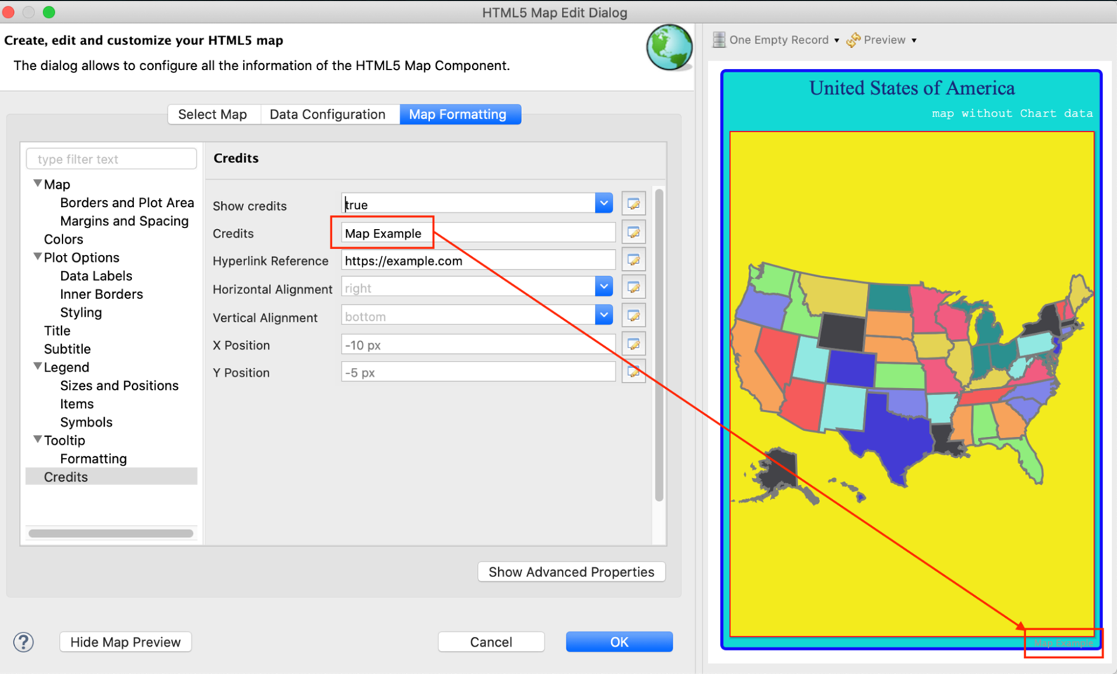 jss html5 map copyright