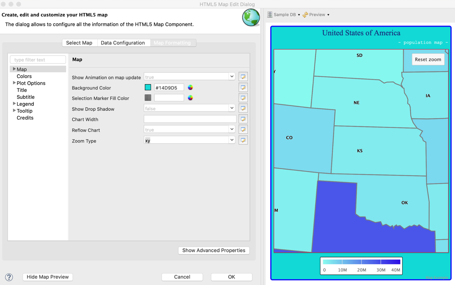 jss html5 map zoom in